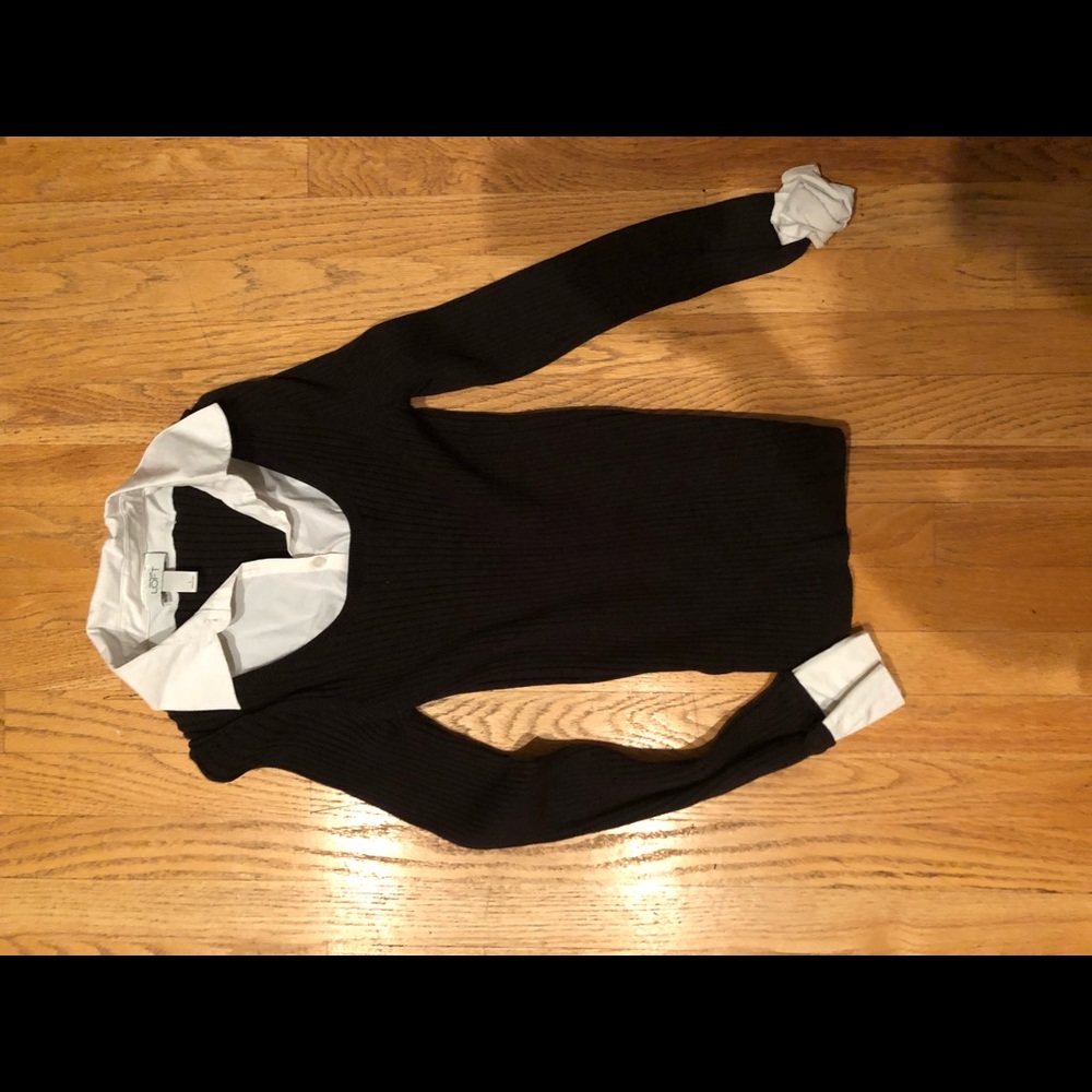 Ann Taylor Loft women’s sweater collared top